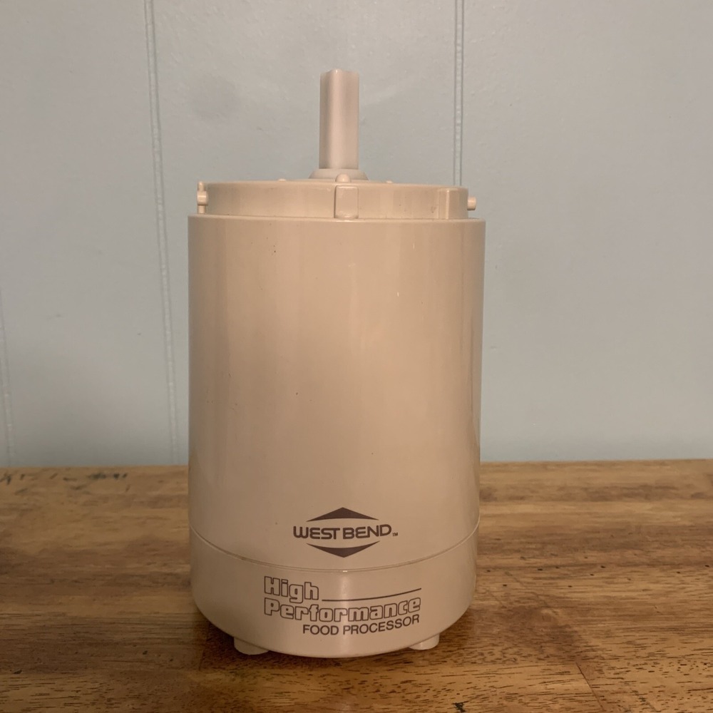 Vintage WEST BEND High Performance Food Processor Chopper Slicer 6500T-1 BASE